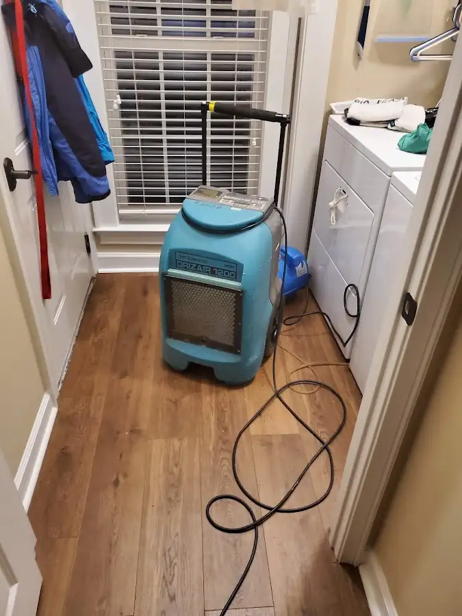 Commercial dehumidifier deployed for Flood Damage Cleanup in Gleneagle